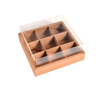 5PCS Kraft Paper Lunch Boxes Picnic Camping Food Containers Bento Sushi Packing