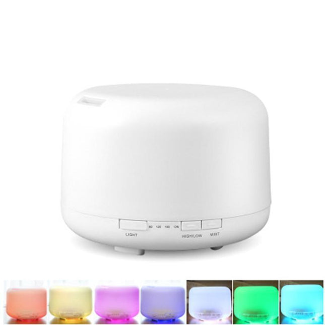 500ML Aroma Aromatherapy Diffuser LED Oil Ultrasonic Air Humidifier Purifier - Aimall