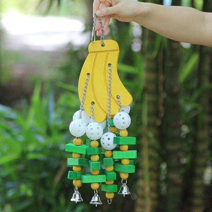 Wooden Parrot Chew Toy Bird Toys for Large and Small Birds Natural Pet Chew Toy