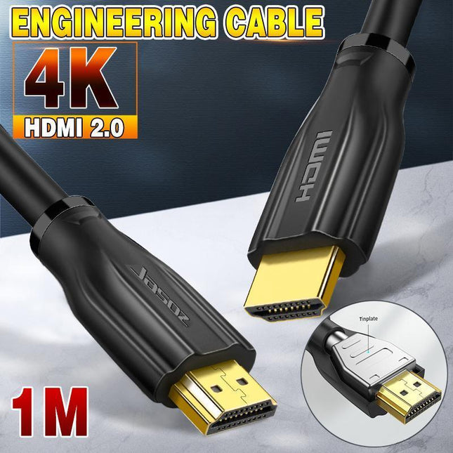 Jasoz HDMI Cable 4K 1M 1080p 3D High Speed V2.0 w/Ethernet 24AWG SE1 - Aimall