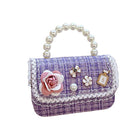Girls Small Square Princess Handbag Chain Shoulder Bag Kids Messenger Bag