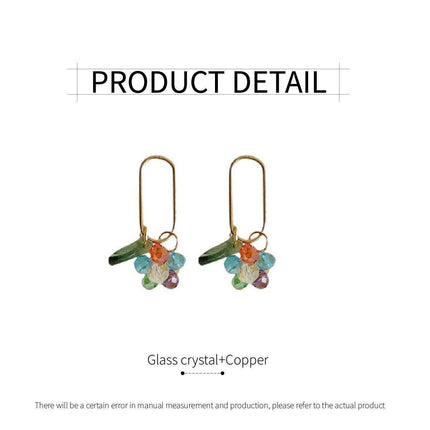 Elegant Fashion Colorful Ball Drop Earrings for Women Girls Party Jewelry Gift