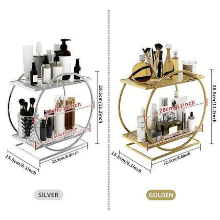 Large Capacity Cosmetics Storage Rack Home Organizer for Desktop Makeup Storage