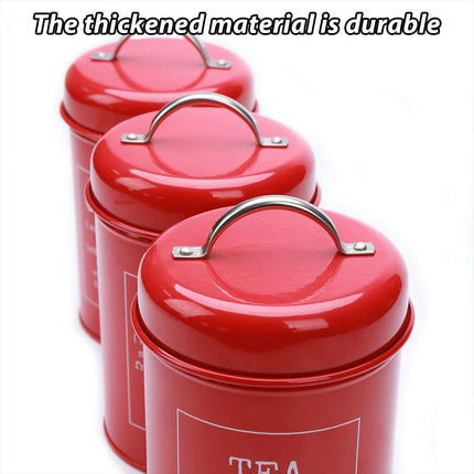 3 Pcs Multi-Purpose Sealed Jars with Airtight Lids for Kitchen Organization