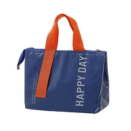 Large Capacity Lunch Bag Outdoor Picnic Aluminum Foil Portable Thermal Bag - Aimall