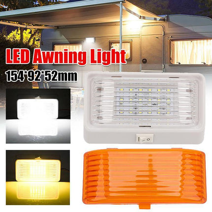 1x LED Awning Light W/ Switch for Caravan Annexe, Jayco Camper Trailer Exterior - Aimall