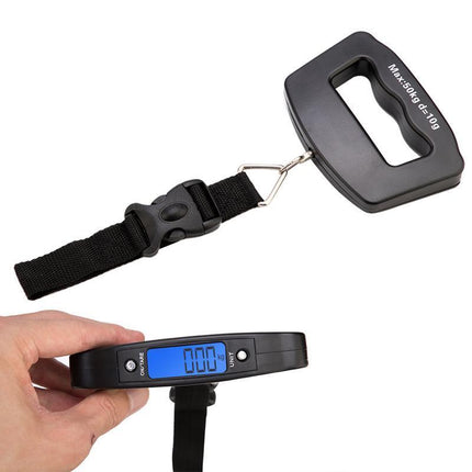 Electronic Digital Portable Scale Luggage Weight Hanging Travel 50 KG 10G - Aimall