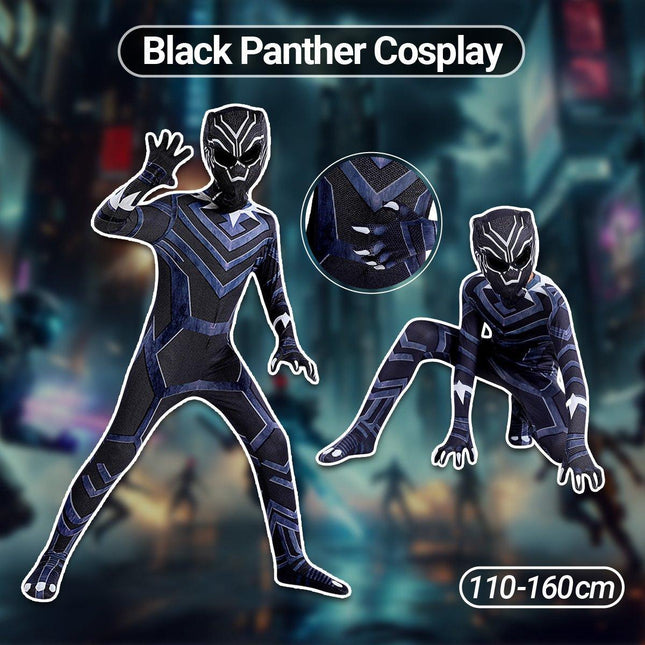 Anime Movie Same Cosplay Halloween Children's Adult Leotard Headwear Deadpool Black Panther