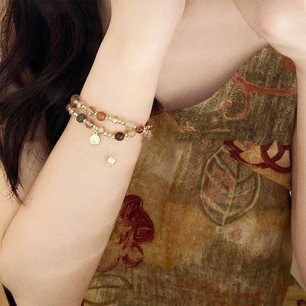 Chinese Light Luxury Style Elegant Women Fashion Bracelet Jewelry Gift