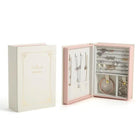 Creative PU Leather Jewelry Box Book Earrings Rings Necklace Organizer Holder