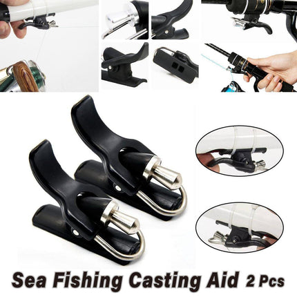 2PCS Fishing Casting Finger Guard Surf Aid Tool Protector Accessory Beach Gear