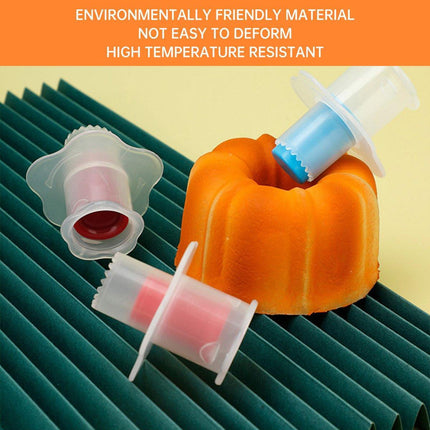 2PCS Eco-Friendly Plastic Paper Cup Cake Corer Pastry Hollowing Tool Easy to Use
