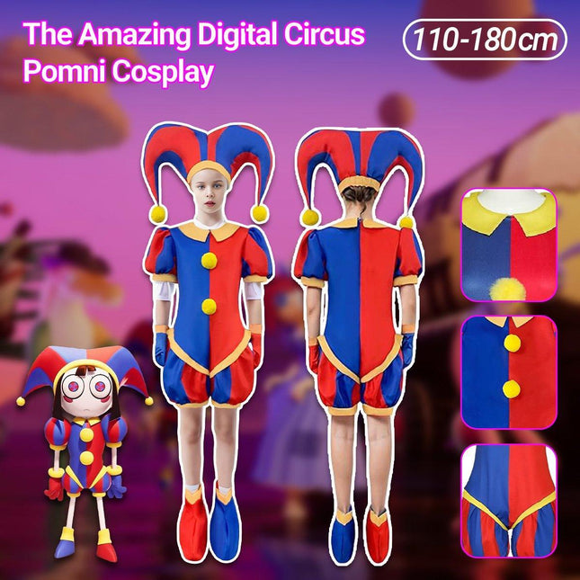 Magical Figures Circus Cosplay Tight Body Costume Pomni Cosplay Halloween Pamni