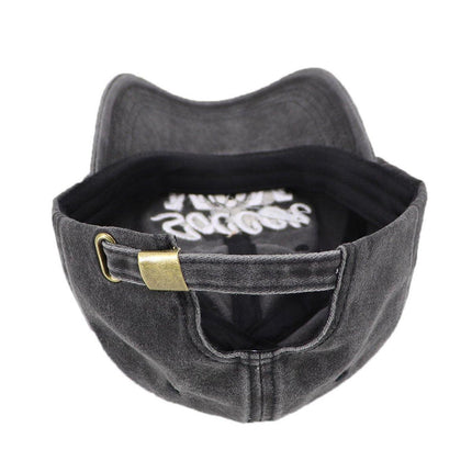 Embroidered Duck Tongue Baseball Hat Casual Cap for Men Women Adjustable Wear