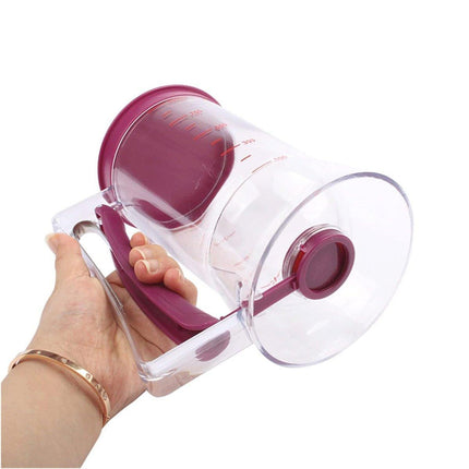 900mL Batter Dispenser Waffle Kitchen Measuring Cupcake Pancake Baking Tool Cup