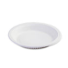 100pcs Corn Starch Degradable Dinner Plates Bone Dish Fruit Plate Simple Party