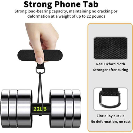 30PCS Removable Mobile Phone Lanyard Strap No Punch Clip Anti-Loss Card Holder