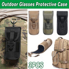 3PCS Sports Sunglasses Case Outdoor Travel Glasses Holder Protective Storage Box
