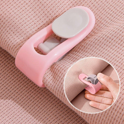 10/20pcs Quilt Retainer Cover Clips Invisible Needle-Free Thumb Buckle Bedding