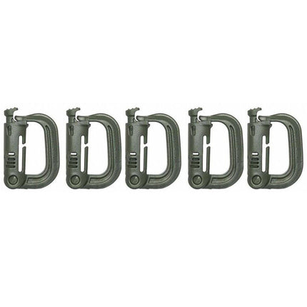 2/5pcs Outdoor D-ring Buckle for Backpack Mountaineering Hiking Camping Clip
