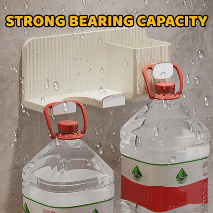 Hair Dryer Holder Rack Plastic Wall Mount No Drill Bathroom Organizer Storage