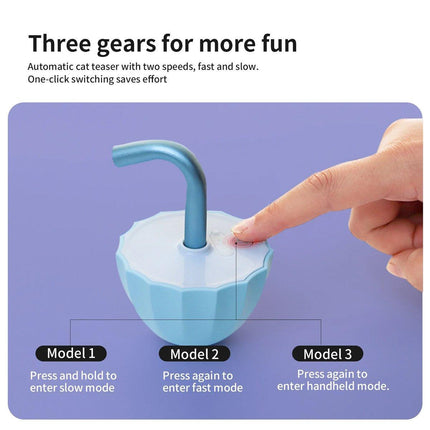 Automatic Self-Amusement Cat Toy Interactive Pet Teaser Toy for Cat Fun Playtime