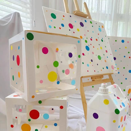 8/13/25/50mm Sticker Dots Adhesive Round Labels Circular Scrapbooking Light Green - Aimall