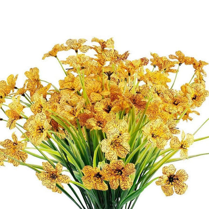12pcs Artificial Flowers Set for Home Decor Wedding Party Fake Floral Decor