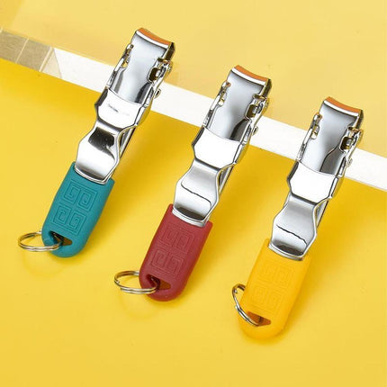 Tricolor Nail Clippers Set Stainless Steel Professional Hand Care Cutter Tool