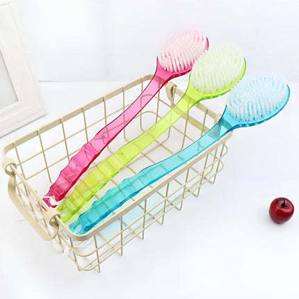 3X Back Cleaning Tool Body Long Handle Shower Brush Bath Sponge Massager Scrubber