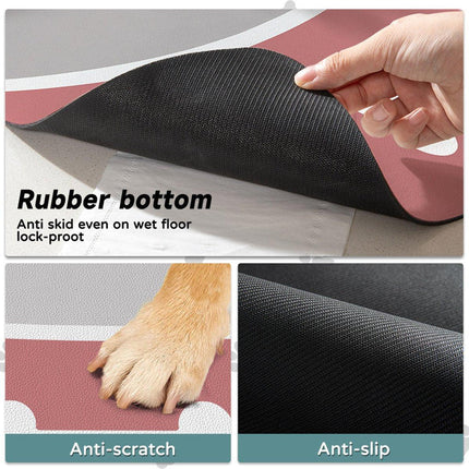 Absorbent Quick Dry Pet Floor Mats Easy Care Non Slip Dog Cat Mat Indoor Outdoor
