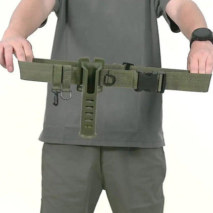 Adjustable Fishing Rod Holder Belt Portable Waist Strap Fishing Gear Rod Storage