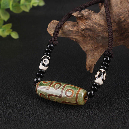 Ethnic Bead Choker Necklace Cotton Linen Fashion Jewelry Accessories for Women