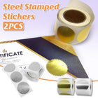 2pcs Stamps Stickers Sticky Labels for Scrapbooking Crafts DIY Decoration Set