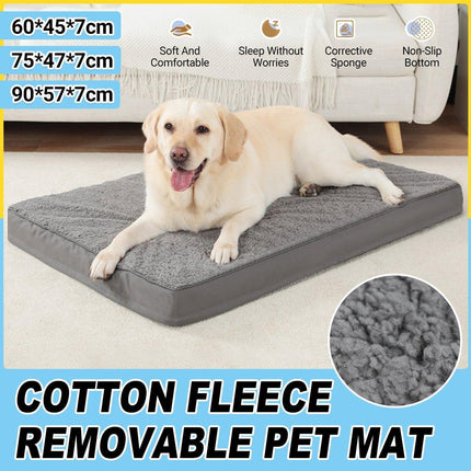 Removable Washable Waterproof Pet Mattress Anti-Bite Cushion Sleeping Dog Mat