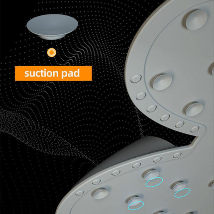 Silicone Foot Scrubber Rabbit Tub Mat Suction Cup Exfoliating Brush Cleaning Mat