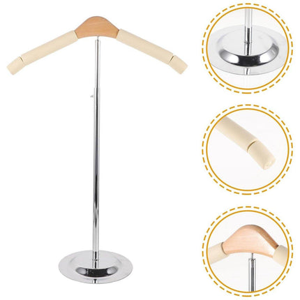 Adjustable Garment Display Rack Clothing Hanger Stand for Retail Shop Display