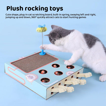 Multifunctional Cat Toys Corrugated Scratch Board for Cats and Hamsters Fun Toy