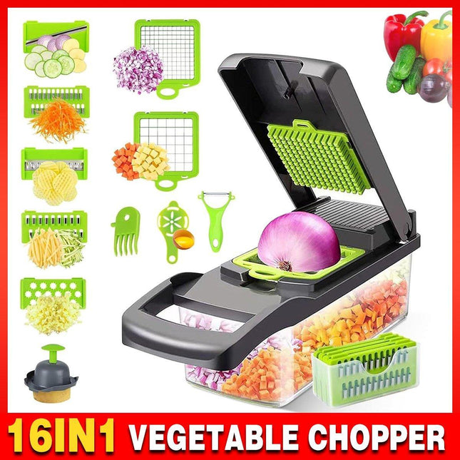 Multi-functional Kitchen Vegetable Cutter Potato Cucumber Slicer Dicing Tool