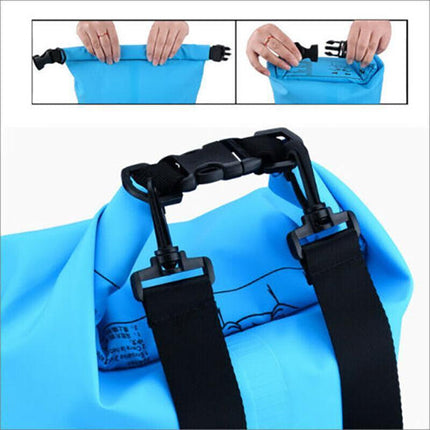 Yellow Waterproof Bag Dry Sack Fishing Camping Canoeing Outdoor 2/5/10/15/20/30 L - Aimall