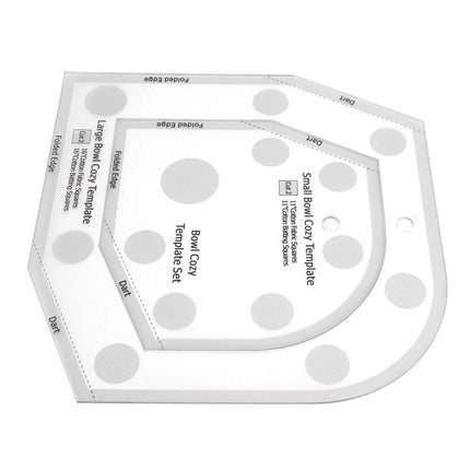 Quilting Ruler Bowl Mat Table Placemat Cozy Acrylic Durable Patchwork Craft Tool
