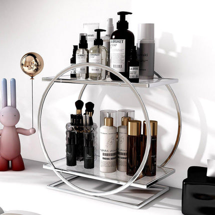 Large Capacity Cosmetics Storage Rack Home Organizer for Desktop Makeup Storage
