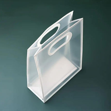 25pcs Transparent PVC Handbag for Wedding Festival Candy Gift Packaging Bag