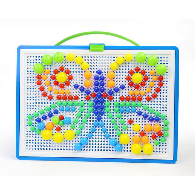 Mushroom Nail Educational DIY Puzzle Toy Set for Creative Learning and Play