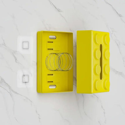 Tissue Box Cover Creative Building Block Cute Napkin Dispenser Holder Home Decor