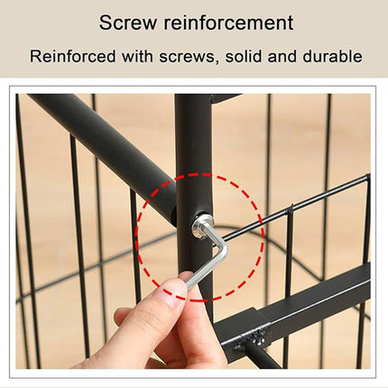 Multi-Layer Basketball Storage Rack Iron Frame Sports Equipment Organiser Shelf