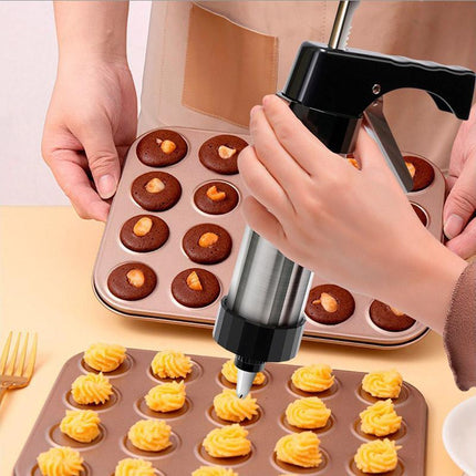 Biscuit Maker Squeeze Gun Laminating Gun for Home Baking Tools Moulds Set