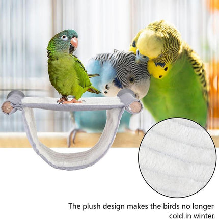 L Size Bird Nest Bed Hanging Hammock Snuggle Hut Parrot House Toy Bird Cage Perch - Aimall