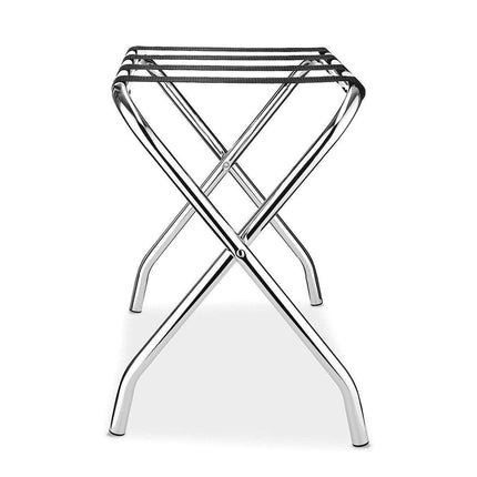 Stainless Steel Foldable Luggage Rack Hotel Room Portable Shelf Suitcase Holder
