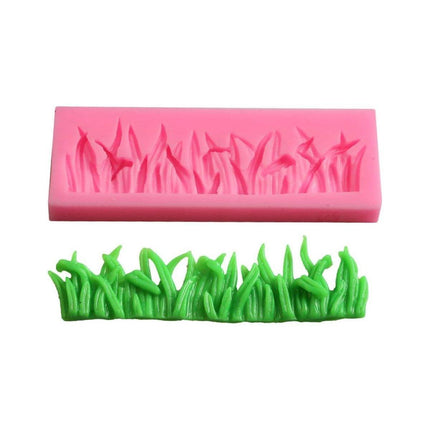 2PCS Grass Shape Silicone Cake Mold DIY Chocolate Baking Tool for Cookies Cake